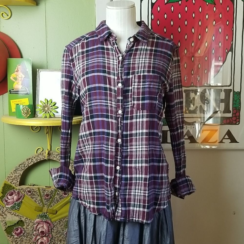 Nordstrom BP ⭐ Plaid Long Sleeve Shirt L